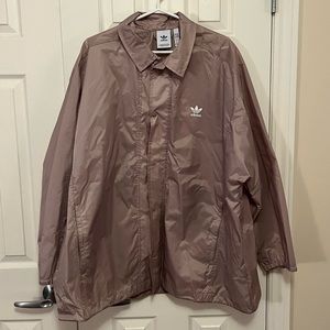 Adidas Tan coaches jacket, Men’s XXL